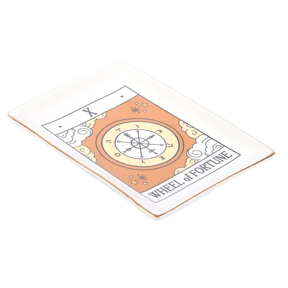 Something Different - The Wheel of Fortune Vintage Tarot Plateau à bijoux/Trinket dish - Multicolore